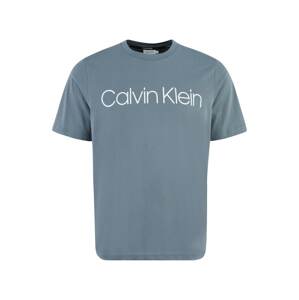 Calvin Klein Big & Tall Tričko  grafitová / biela