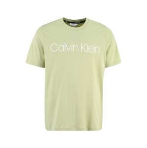Calvin Klein Big & Tall Tričko  zelená / biela