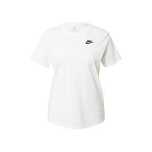 Nike Sportswear Tričko 'Club Essential'  čierna / biela