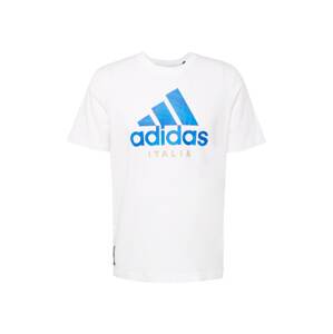 ADIDAS SPORTSWEAR Funkčné tričko  béžová / modrá / biela