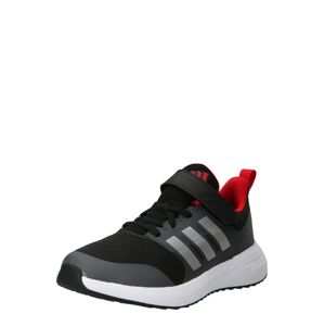 ADIDAS SPORTSWEAR Športová obuv 'Fortarun 2.0'  svetlosivá / tmavosivá / červená / čierna