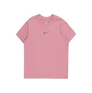 Nike Sportswear Tričko  námornícka modrá / ružová
