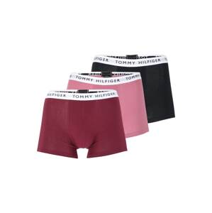 Tommy Hilfiger Underwear Boxerky  hrdzavohnedá / svetloružová / čierna / biela