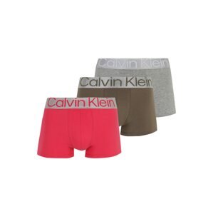 Calvin Klein Underwear Boxerky  sivá / čadičová / olivová / ružová