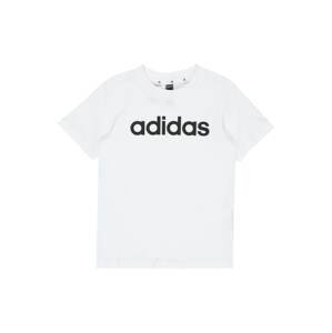 ADIDAS SPORTSWEAR Funkčné tričko 'Essentials Lineage'  čierna / biela