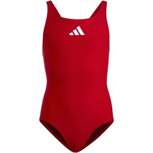 ADIDAS PERFORMANCE Športové plavky 'Solid Small Logo'  červená / biela