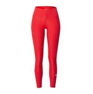 Reebok Sport Športové nohavice  červená / biela