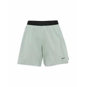 Reebok Športové nohavice 'SPEED 3.0'  pastelovo zelená / čierna