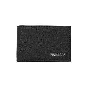 Pull&Bear Peňaženka  čierna / strieborná