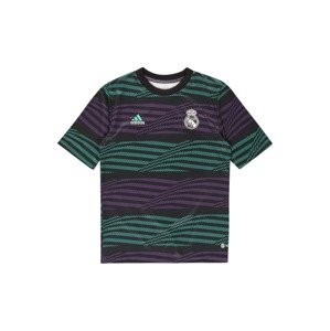 ADIDAS PERFORMANCE Funkčné tričko 'Real Madrid'  trávovo zelená / tmavofialová / čierna