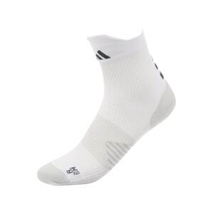 ADIDAS PERFORMANCE Športové ponožky 'Adizero Heat.Rdy'  svetlosivá / čierna / biela