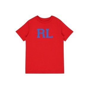 Polo Ralph Lauren Tričko  nebesky modrá / červená