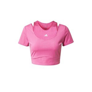 ADIDAS PERFORMANCE Funkčné tričko 'Hiit Aeroready'  ružová / biela