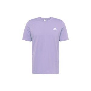 ADIDAS SPORTSWEAR Funkčné tričko 'Essentials Embroidered Small Logo'  fialová / biela