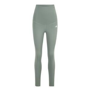 ADIDAS PERFORMANCE Športové nohavice 'Essentials '  zelená / biela