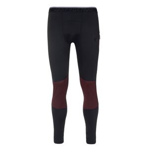 Spyder Športové nohavice  sivá / burgundská / čierna