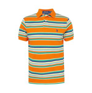 Polo Ralph Lauren Tričko  modrá / svetlomodrá / zelená / oranžová
