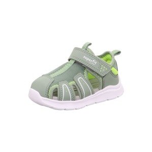 SUPERFIT Sandále 'Wave'  pastelovo zelená / svetlozelená / biela