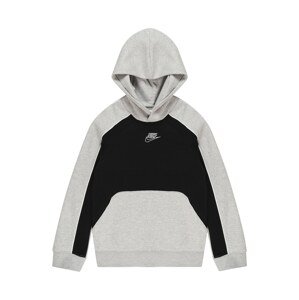 Nike Sportswear Mikina 'AMPLIFY'  sivá melírovaná / čierna / biela