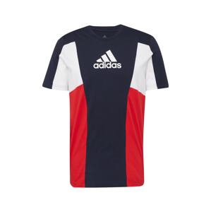 ADIDAS SPORTSWEAR Funkčné tričko  námornícka modrá / červená / biela