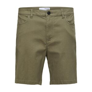 SELECTED HOMME Chino nohavice 'CARLTON'  olivová