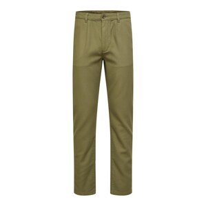 SELECTED HOMME Chino nohavice 'Jax'  olivová
