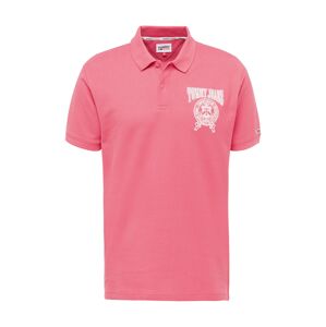 Tommy Jeans Tričko  tmavomodrá / pastelovo ružová / biela