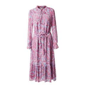 Fabienne Chapot Košeľové šaty 'Marilene'  svetlomodrá / fialová / ružová / biela