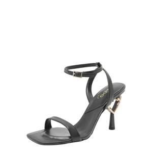 ALDO Remienkové sandále 'LOVETHRONE'  zlatá / čierna