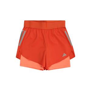 ADIDAS SPORTSWEAR Športové nohavice 'Two-In-One Aeroready '  sivá / koralová / hrdzavo červená