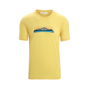 ICEBREAKER Funkčné tričko  neónovo modrá / žltá / čierna / biela