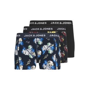 JACK & JONES Boxerky 'BATH SKULL'  zmiešané farby / čierna