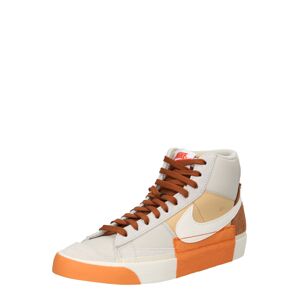 Nike Sportswear Členkové tenisky 'BLAZER MID PRO CLUB'  hnedá / svetlohnedá / oranžová / biela