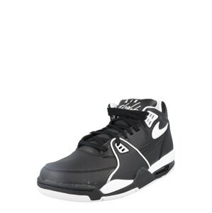 Nike Sportswear Členkové tenisky 'Flight 89'  čierna / biela