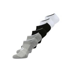 ASICS Športové ponožky  sivá / čierna / biela