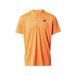 ADIDAS PERFORMANCE Funkčné tričko 'Club Henley'  oranžová / čierna