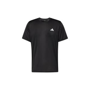 ADIDAS PERFORMANCE Funkčné tričko 'Train Essentials '  čierna / biela