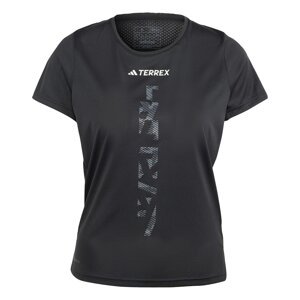 ADIDAS TERREX Funkčné tričko 'Agravic'  kamenná / čierna / biela