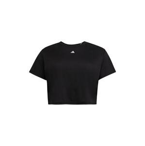 ADIDAS PERFORMANCE Funkčné tričko 'Studio '  čierna / biela