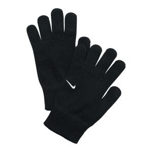 NIKE Športové rukavice 'Swoosh Knit 2.0'  čierna / biela