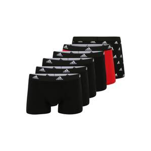 ADIDAS SPORTSWEAR Športové nohavičky  červená / čierna / biela