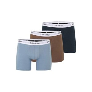 Calvin Klein Underwear Boxerky  tmavomodrá / svetlomodrá / karamelová / biela