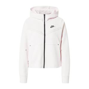 Nike Sportswear Tepláková bunda  pastelovo ružová / čierna