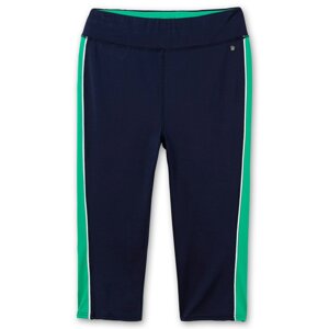 SHEEGO Športové nohavice  námornícka modrá / zelená / biela