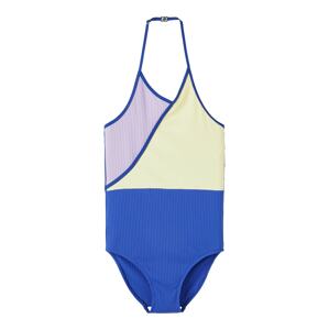 LMTD Jednodielne plavky  béžová / modrá / pastelovo fialová