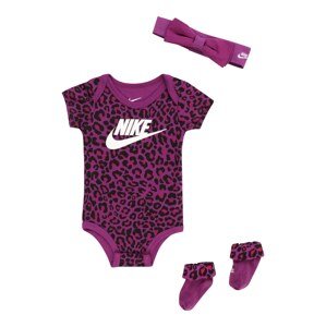 Nike Sportswear Set  fialová / čierna / biela