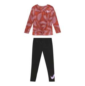 Nike Sportswear Set  staroružová / hrdzavo červená / čierna