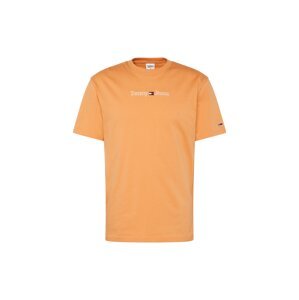 Tommy Jeans Tričko  tmavomodrá / oranžová / červená / biela