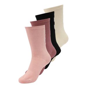 Hummel Športové ponožky 'CHEVRON'  svetlobéžová / ružová / svetloružová / čierna