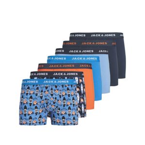 JACK & JONES Boxerky 'Kapaa'  modrá / námornícka modrá / dymovo modrá / oranžová